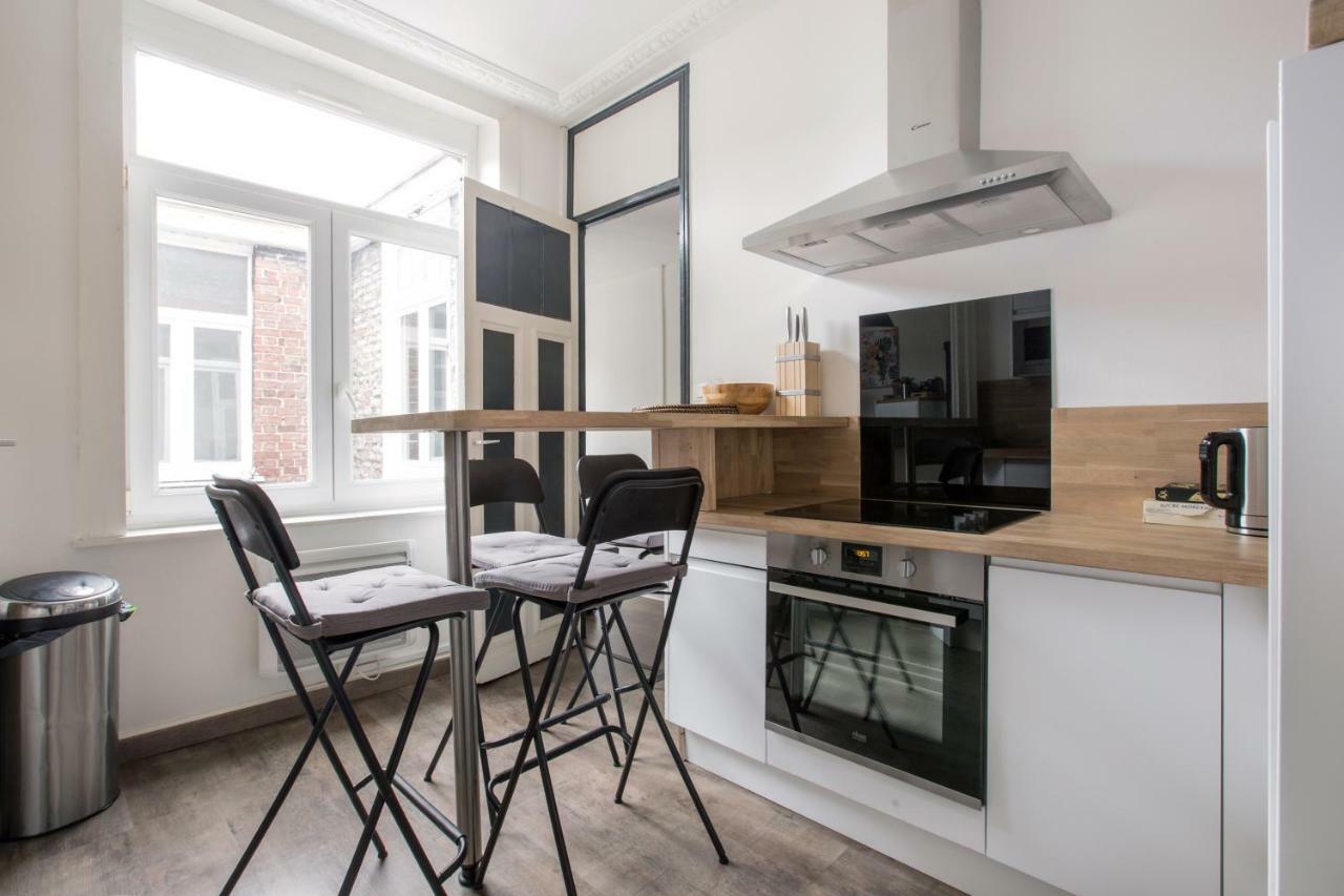 Cosy Appartement Proche Gares Lille Bagian luar foto